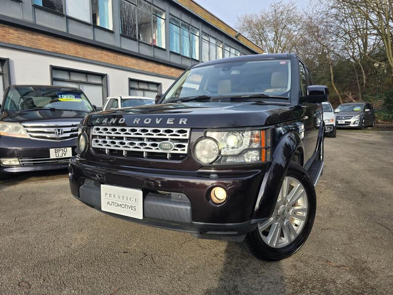View LAND ROVER DISCOVERY 4 5.0 V8 VERY RARE BOURNEVILLE BLACK WITH BEIGE LEATHER SUNROOF LOW MILEAGE ONLY 43K VERIFIED MILES