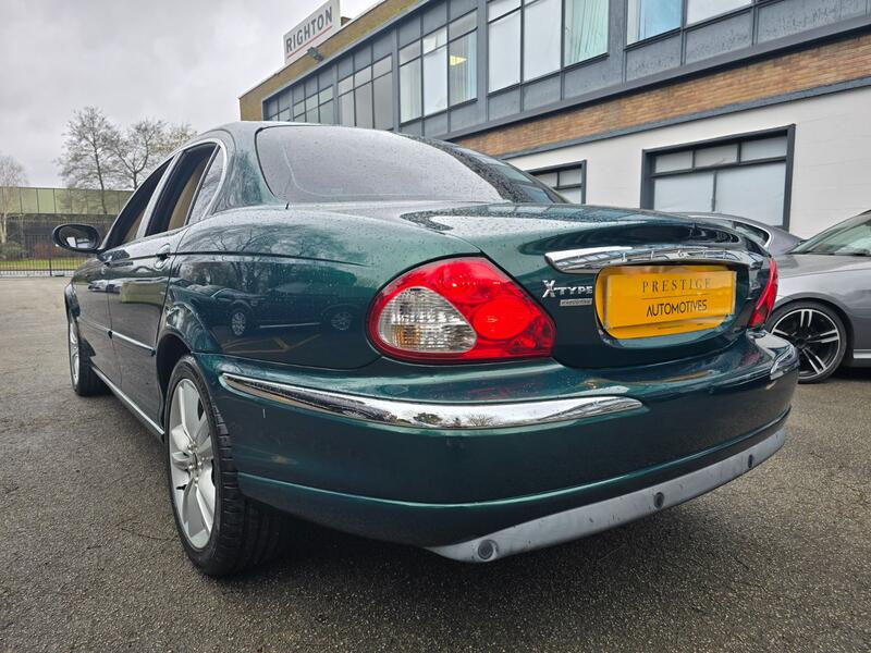 View JAGUAR X-TYPE 2.1 V6 SE BRITISH RACING GREEN AUTO PETROL ULEZ COMP VERY LOW MILEAGE ONLY 16,908 MILES 