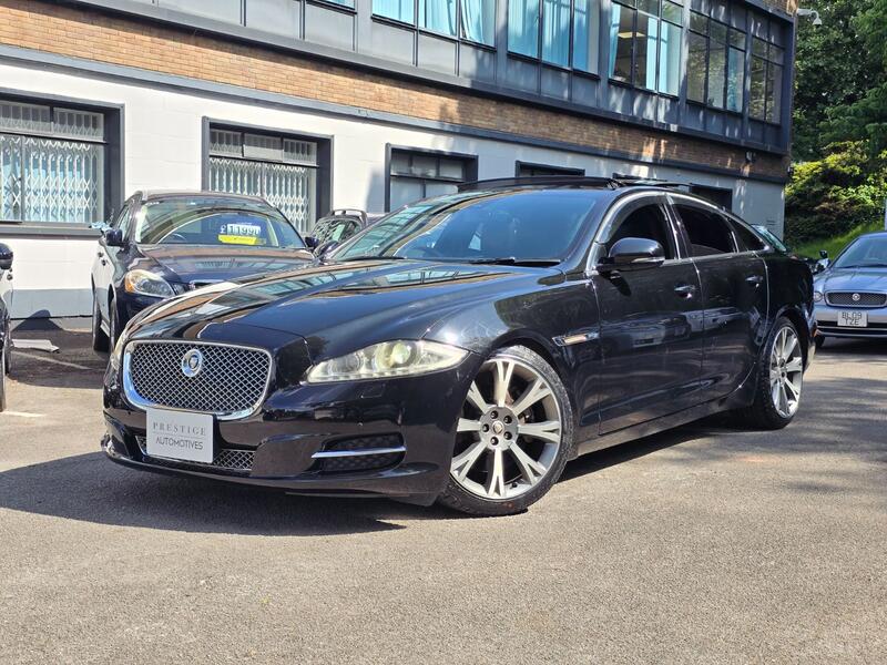 View JAGUAR XJ 5.0 V8 Premium Luxury 380 BHP HUGE SPECIFICATION EXAMPLE PAN ROOF 38K MILES FROM NEW IN PREPARATION