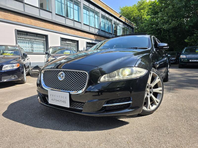 View JAGUAR XJ 5.0 V8 Premium Luxury 380 BHP HUGE SPECIFICATION EXAMPLE PAN ROOF 38K MILES FROM NEW IN PREPARATION