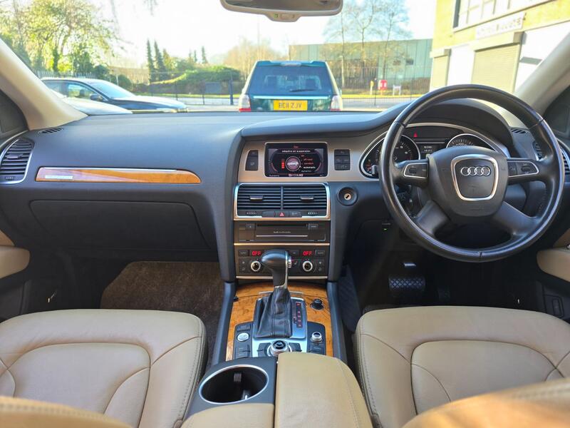 View AUDI Q7 3.0 LTR V6 TFSI QUATTRO 270 BHP PETROL AUTO ULEZ TAN LEATHER INTERIOR IN PREPARATION